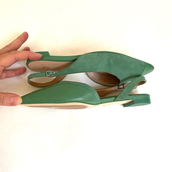 27 Edit Makenna Slingback Flat By Naturalizer 5.5 Green - Picture 6 of 10